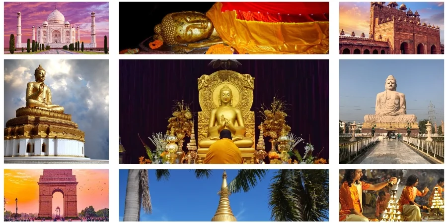 Golden Triangle with Buddhist Pilgrimage Tour