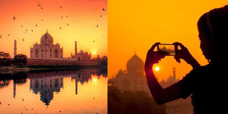 Golden Triangle Tour with Sunrise & Sunset View of Taj Mahal